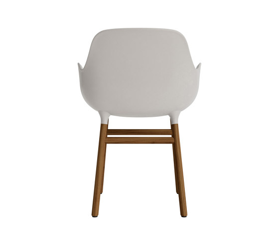 Form Armchair Wood Walnut Warm Grey | Chaises | Normann Copenhagen