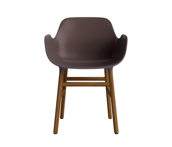 Form Armchair Wood Walnut Brown | Chairs | Normann Copenhagen