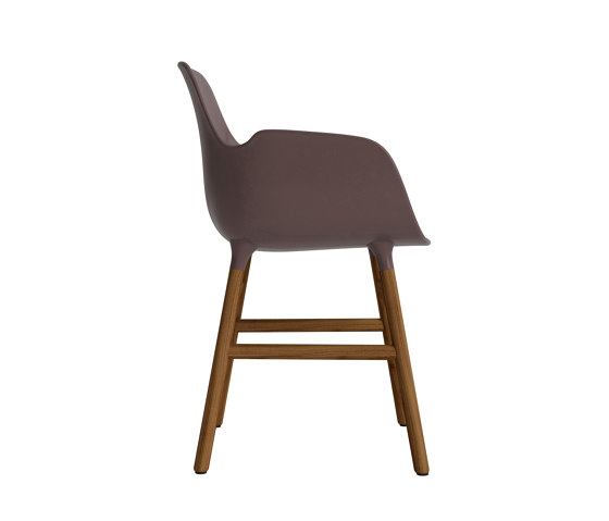 Form Armchair Wood Walnut Brown | Chaises | Normann Copenhagen