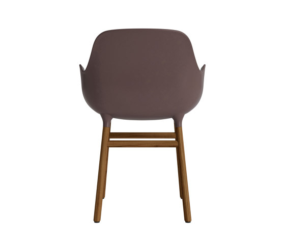 Form Armchair Wood Walnut Brown | Chairs | Normann Copenhagen