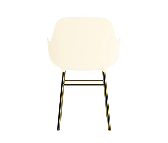Form Armchair Brass Cream | Chairs | Normann Copenhagen