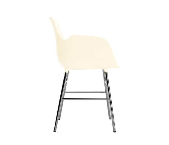 Form Armchair Chrome Cream | Chairs | Normann Copenhagen