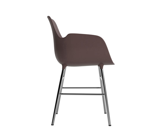 Form Armchair Chrome Brown | Sedie | Normann Copenhagen
