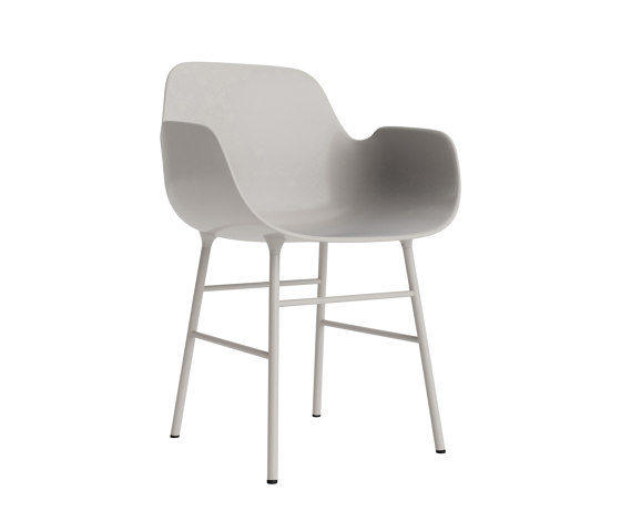 Form Armchair Steel Warm Grey | Sillas | Normann Copenhagen