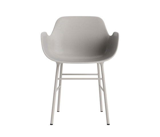 Form Armchair Steel Warm Grey | Sedie | Normann Copenhagen