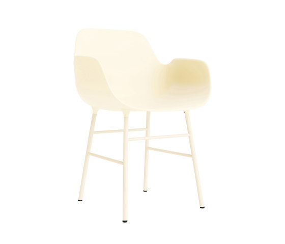 Form Armchair Steel Cream | Stühle | Normann Copenhagen