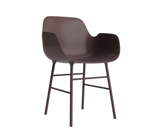 Form Armchair Steel Brown | Sedie | Normann Copenhagen