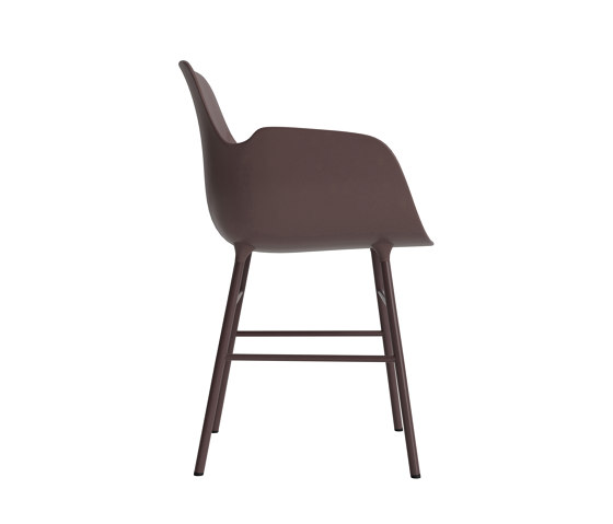 Form Armchair Steel Brown | Stühle | Normann Copenhagen
