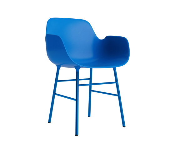 Form Armchair Steel Bright Blue | Sedie | Normann Copenhagen