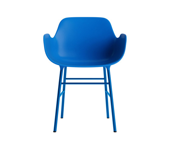 Form Armchair Steel Bright Blue | Chaises | Normann Copenhagen
