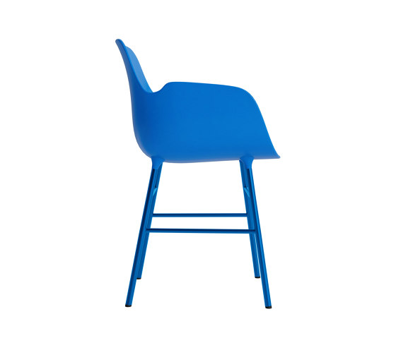 Form Armchair Steel Bright Blue | Stühle | Normann Copenhagen