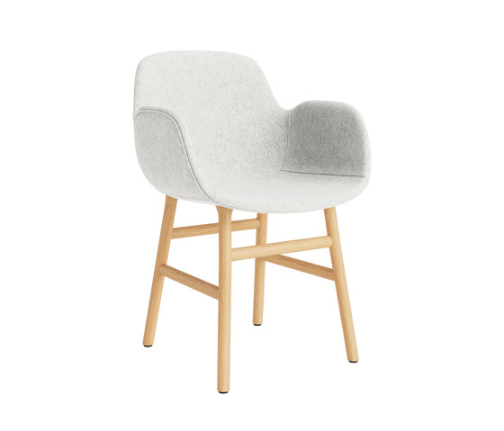 Form Armchair Full Upholstery Wood Oak Hallingdal 110 | Chairs | Normann Copenhagen