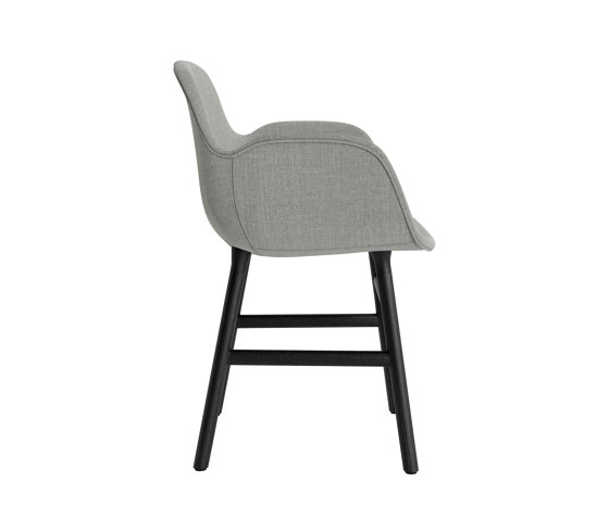 Form Armchair Full Upholstery Wood Black Oak Remix 133 | Stühle | Normann Copenhagen