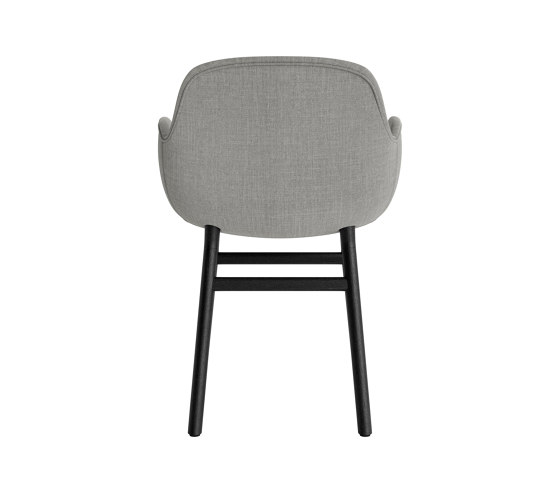 Form Armchair Full Upholstery Wood Black Oak Remix 133 | Sillas | Normann Copenhagen