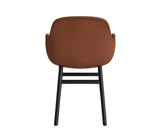 Form Armchair Full Upholstery Wood Black Oak Ultra 41574 | Sedie | Normann Copenhagen