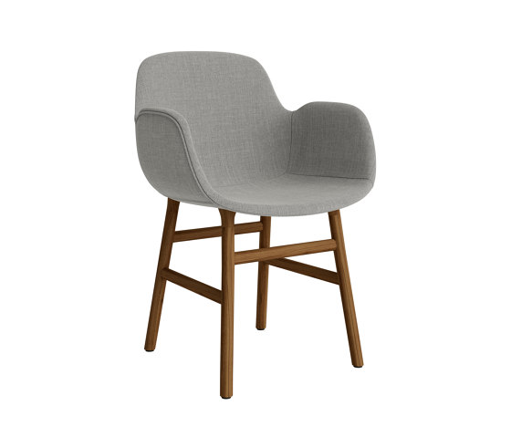 Form Armchair Full Upholstery Wood Walnut Remix 133 | Sillas | Normann Copenhagen