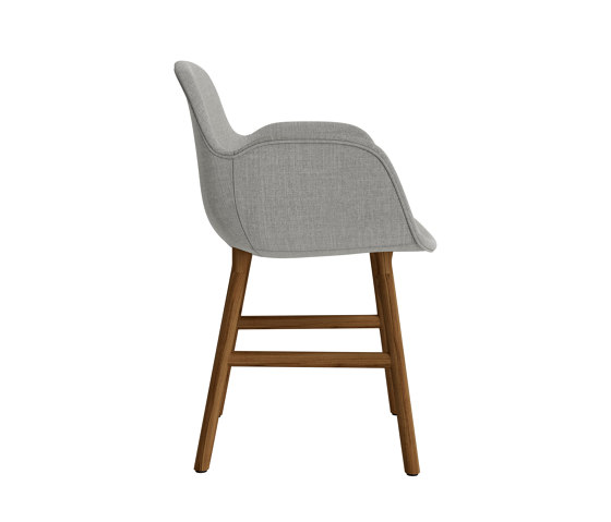 Form Armchair Full Upholstery Wood Walnut Remix 133 | Sillas | Normann Copenhagen