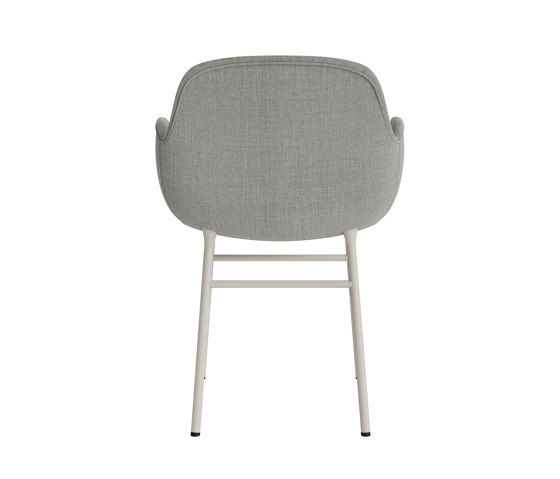 Form Armchair Full Upholstery Steel Light Grey Remix 133 | Sedie | Normann Copenhagen