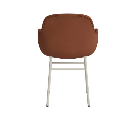 Form Armchair Full Upholstery Steel Light Grey Ultra 41574 | Chaises | Normann Copenhagen