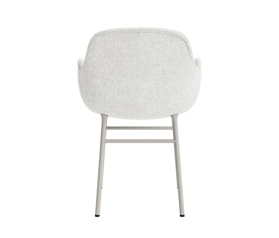 Form Armchair Full Upholstery Steel Warm Grey Hallingdal 110 | Sillas | Normann Copenhagen
