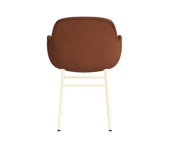 Form Armchair Full Upholstery Steel Cream Ultra 41574 | Stühle | Normann Copenhagen