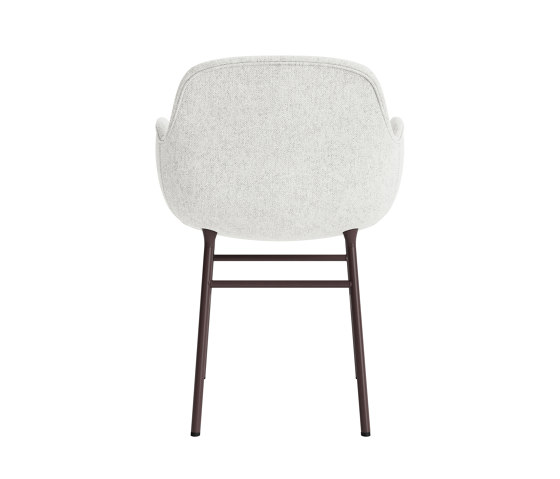 Form Armchair Full Upholstery Steel Brown Hallingdal 110 | Stühle | Normann Copenhagen