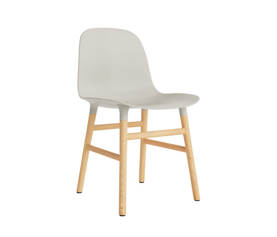 Form Chair Wood Oak Light Grey | Chaises | Normann Copenhagen