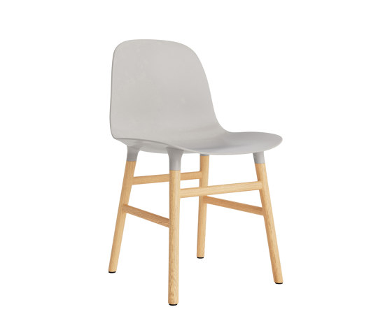 Form Chair Wood Oak Warm Grey | Stühle | Normann Copenhagen