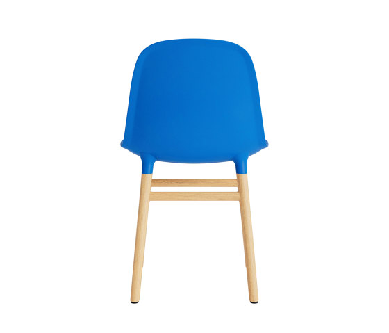 Form Chair Wood Oak Warm Bright Blue | Sillas | Normann Copenhagen
