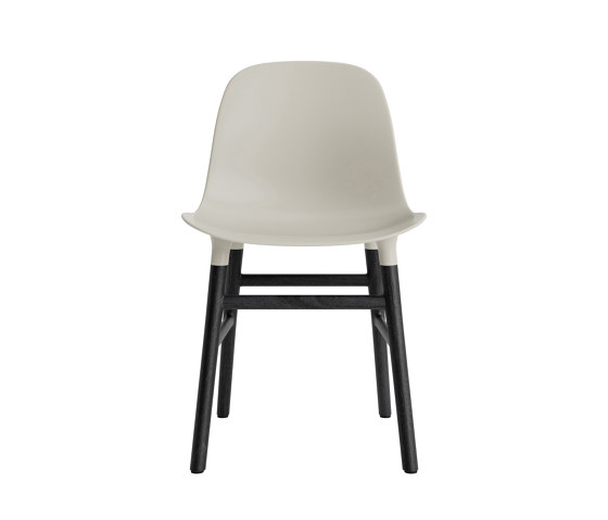 Form Chair Wood Black Oak Light Grey | Chairs | Normann Copenhagen