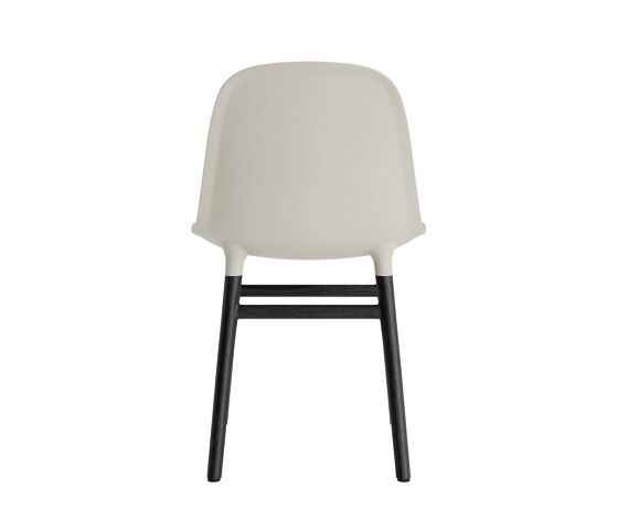 Form Chair Wood Black Oak Light Grey | Stühle | Normann Copenhagen