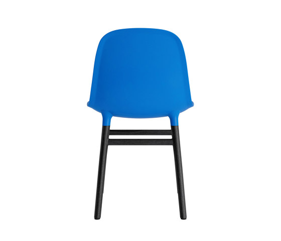 Form Chair Wood Black Oak Bright Blue | Chaises | Normann Copenhagen