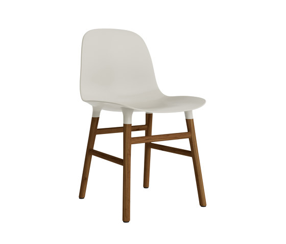 Form Chair Wood Walnut Light Grey | Sedie | Normann Copenhagen