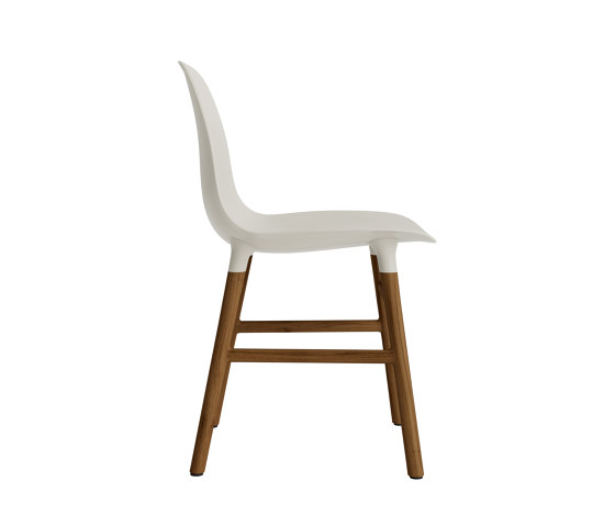 Form Chair Wood Walnut Light Grey | Sillas | Normann Copenhagen