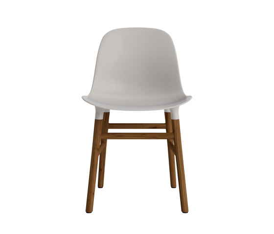 Form Chair Wood Walnut Light Grey | Chairs | Normann Copenhagen