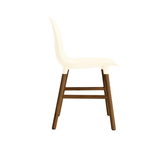 Form Chair Wood Walnut Cream | Chairs | Normann Copenhagen