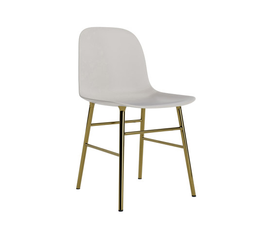 Form Chair Brass Warm Grey | Sedie | Normann Copenhagen