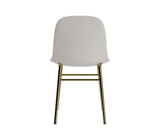 Form Chair Brass Warm Grey | Stühle | Normann Copenhagen