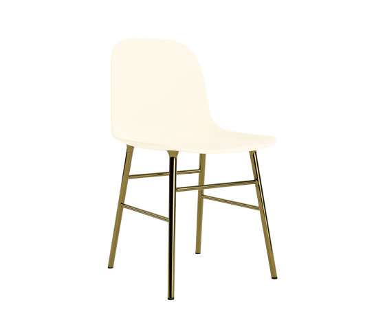 Form Chair Brass Cream | Sillas | Normann Copenhagen