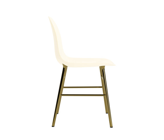 Form Chair Brass Cream | Sillas | Normann Copenhagen