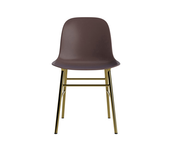 Form Chair Brass Brown | Sillas | Normann Copenhagen