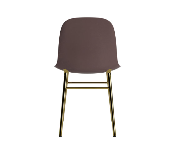 Form Chair Brass Brown | Chaises | Normann Copenhagen