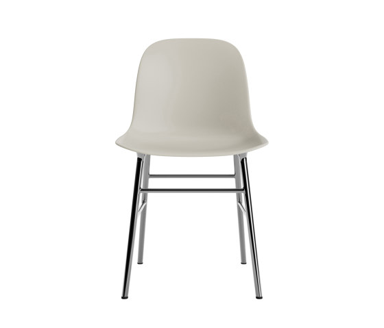 Form Chair Chrome Light Grey | Chairs | Normann Copenhagen