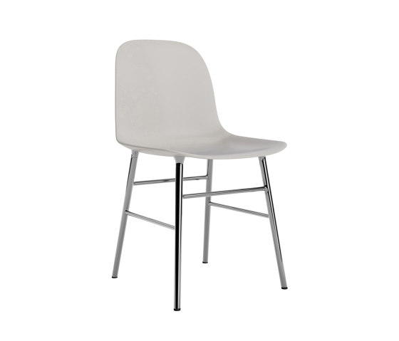 Form Chair Chrome Warm Grey | Chaises | Normann Copenhagen