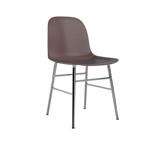 Form Chair Chrome Brown | Chaises | Normann Copenhagen