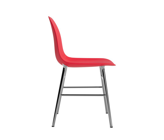 Form Chair Chrome Bright Red | Stühle | Normann Copenhagen