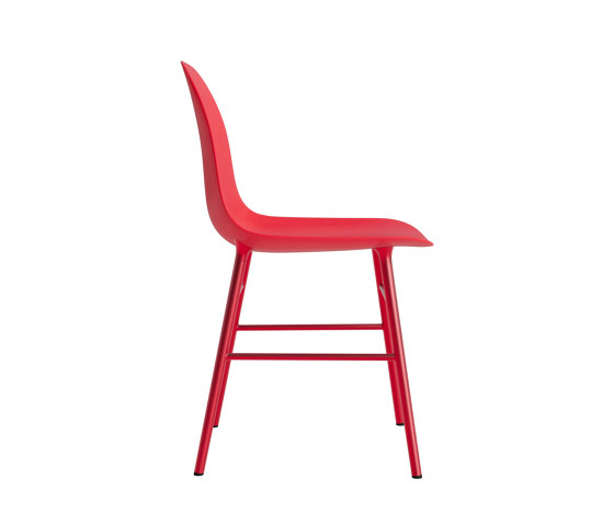 Form Chair Steel Bright Red | Chairs | Normann Copenhagen