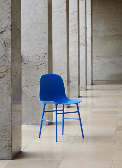 Form Chair Steel Bright Blue | Stühle | Normann Copenhagen