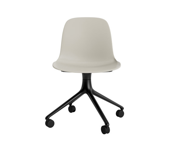 Form Chair Swivel 4W Alu Light Grey | Sedie | Normann Copenhagen