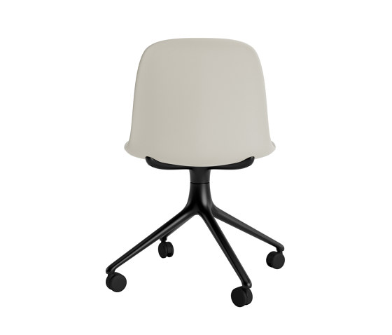 Form Chair Swivel 4W Alu Light Grey | Sillas | Normann Copenhagen